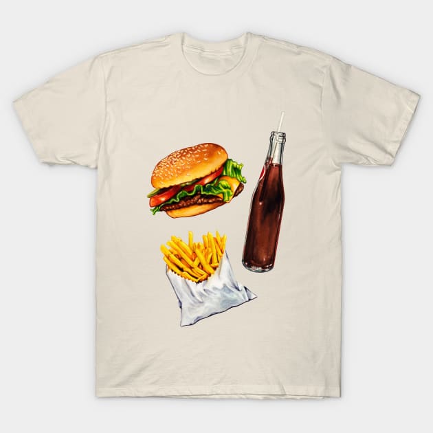 Combo Meal T-Shirt by KellyGilleran